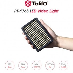 Tolifo PT-176S LED videólámpa 5500K-7