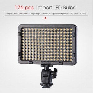 Tolifo PT-176S LED videólámpa 5500K-5