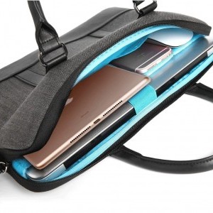 WiWU Bag London Briefcase Laptop táska 15.6'' méretben fekete