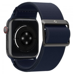 Apple Watch 4/5/6/7/8/SE/Ultra (42/44/45/49mm) Spigen Fit Lite Óraszíj Sötétkék  (AMP02287)