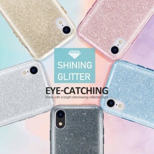 Glitter flitteres tok SAMSUNG GALAXY A02S ezüst