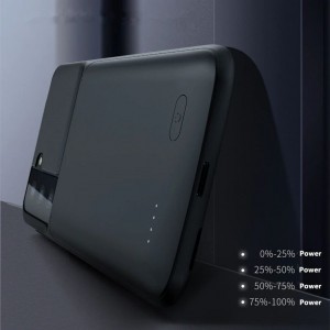 Samsung S21 Tech-Protect Powercase tok 4800mAh akkumulátorral fekete