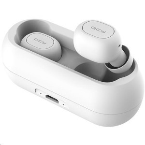 QCY T1C TWS Vezeték nélküli bluetooth fülhallgató fehér