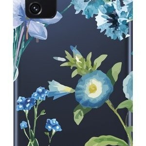 Casegadget kék virág mintás tok Samsung S20 FE
