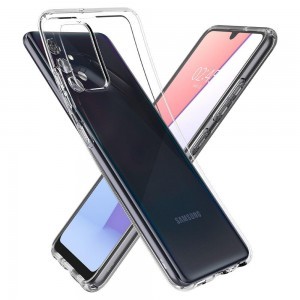 Samsung A72 Crystal Clear áttetsző tok Spigen Liquid Crystal (ACS02325)