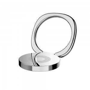 Baseus Privity Ring hátlapi mágnesezhető gyűrű ezüst
