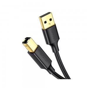 Ugreen USB-A - USB-B nyomtató kábel 1m fekete US135