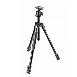 Manfrotto 290 Xtra kit alu 3 szekciós állvány + gömbfej (MK290XTA3-BH)