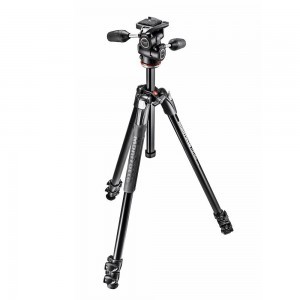 Manfrotto 290 Xtra kit alu 3 szekciós állvány + 3D fej (MK290XTA3-3W)