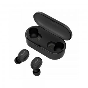 QCY T2C TWS BassFix Vezeték nélküli fülhallgató Bluetooth 5.0 fekete - SÉRÜLT CSOMAGOLÁS!