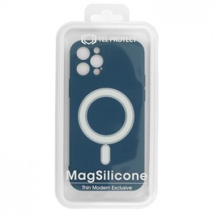 iPhone 12 mini TEL PROTECT MagSilicone tok sötétkék