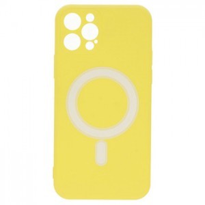 iPhone 12 mini TEL PROTECT MagSilicone tok citromsárga