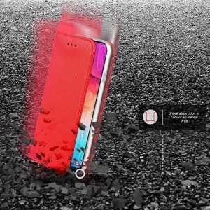Samsung Galaxy A72 4G/5G Mágneses fliptok piros