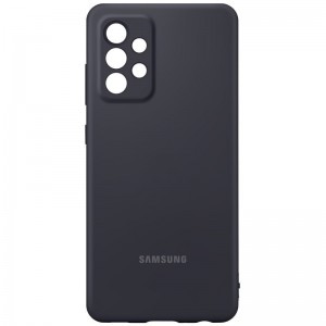 Samsung A52 4G / 5G Samsung gyári szilikon tok fekete (EF-PA525TBEGWW)