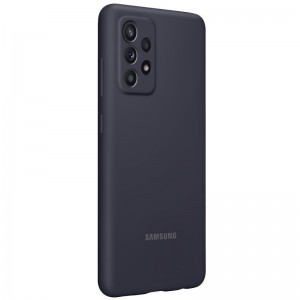 Samsung A52 4G / 5G Samsung gyári szilikon tok fekete (EF-PA525TBEGWW)