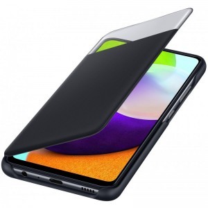 Samsung A72 4G Samsung S-View tok fekete (EF-EA725PBEGEE)
