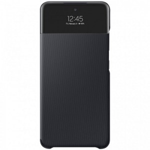 Samsung A72 4G Samsung S-View tok fekete (EF-EA725PBEGEE)