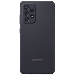 Samsung A72 4G Samsung gyári szilikon tok fekete (EF-PA725TBEGWW)
