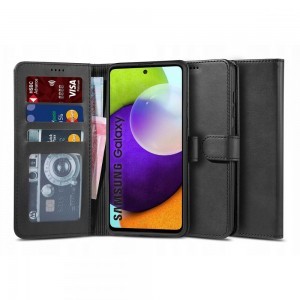 TECH-PROTECT Wallet 2 fliptok Samsung A72 fekete