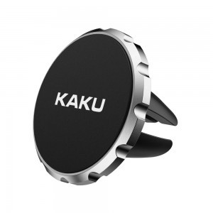 KAKU Univerzális mágneses autós telefontartó szellőzőre rögzíthető ezüst (KSC-405)