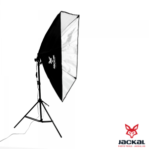 Jackal SB85 softbox szett 2x85W LED, 2x2m állvánnyal, hátterekkel-5