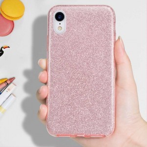 iPhone 12 / 12 Pro Glitter flitteres tok pink