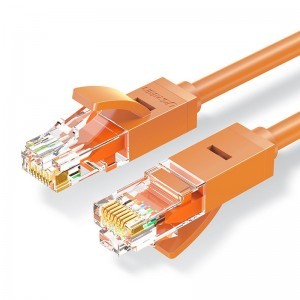 Ugreen Ethernet patchcord kábel RJ45 Cat 6 UTP 1000Mbps 1m narancssárga (NW102 80831)
