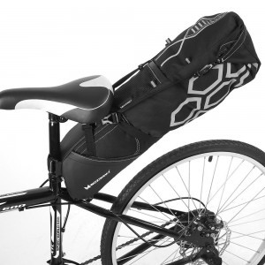 Wozinsky Biciklis táska, nagy méretű 12L fekete (WBB9BK)