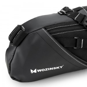 Wozinsky Biciklis táska, nagy méretű 12L fekete (WBB9BK)