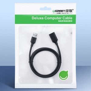 Ugreen USB 3.0 - USB 3.0 toldó kábel 2m fekete (US129 10373)