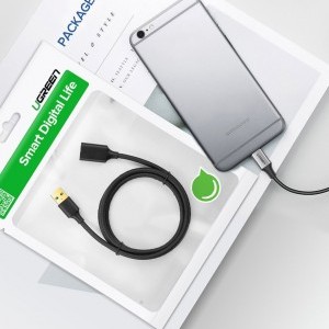 Ugreen USB 3.0 - USB 3.0 toldó kábel 1.5m fekete (US129 30126)-10