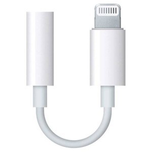 Apple 3.5mm Jack / Lightning adapter iPhone fehér gyári MMX62ZM/AA1749-1