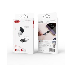 XO NB149-A Átalakító adapter Micro USB - USB Type-C fekete