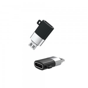 XO NB149-C USB Type-C - Micro USB átalakító adapter fekete