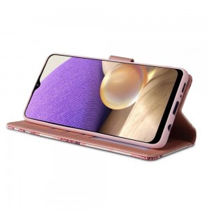 Samsung A52 4G/5G Tech-Protect Wallet fliptok Rózsa mintás