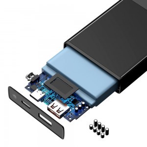 Baseus Powerbank 20000mAh, USB / USB-C SCP, AFC, QC 3.0, PD, 22.5W fekete (PPMN-B01)