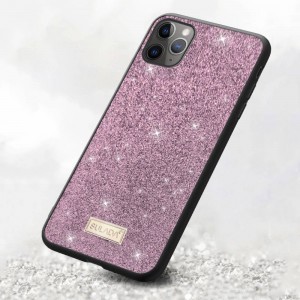 SULADA Dazzling Glitter tok iPhone XR pink