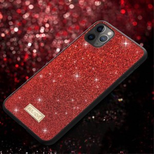 iPhone 12 mini SULADA Dazzling Glitter tok piros