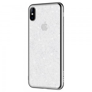 iPhone SE2020/SE 2022/ 7/ 8 SULADA Glitter tok átlátszó/fekete