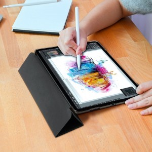 Spigen Smart Fold tok iPad Pro 12.9 2021 fekete (ACS02882)