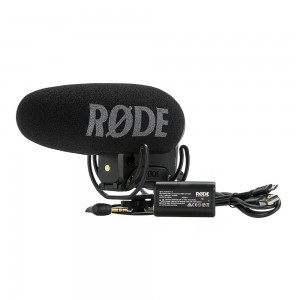 RODE Videomic Pro Plus professzionális mono videomikrofon Rycote Lyre felfüggesztéssel, saját akkumulátorral, digitális funkció kapcsolókkal-7