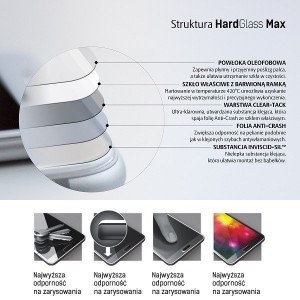 Samsung A71 3MK Hardglass Max üvegfólia fekete