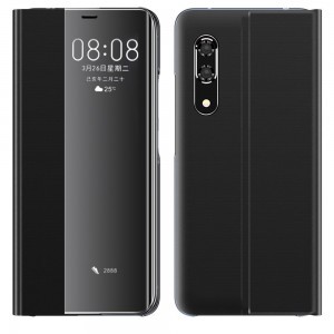 Huawei P30 New Sleep Case fliptok fekete