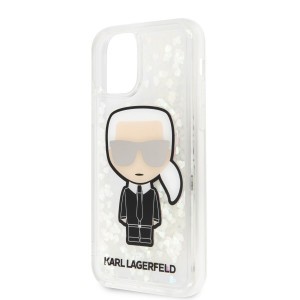 Karl Lagerfeld KLHCN58LGIRKL Glitter Iridescente tok iPhone 11 Pro áttetsző
