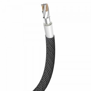 Baseus Yiven Nylon harisnyázott USB/ Lightning kábel 2A 1.8m fekete (CALYW-A01)
