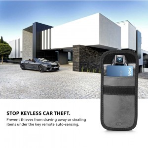 Tech-Protect V1 RFID blokkoló autó kulcshoz szürke