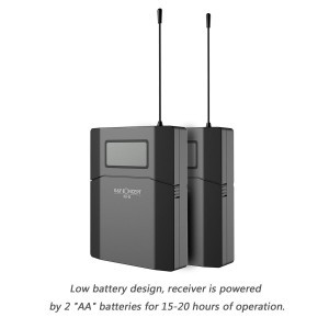 KF Concept M8 UHF univerzális vezeték nélküli adó vevő szett, mikrofon rendszer-5