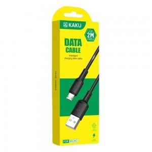 KAKU Yake USB - Micro USB kábel 2.8A 2m fekete (KSC-421)