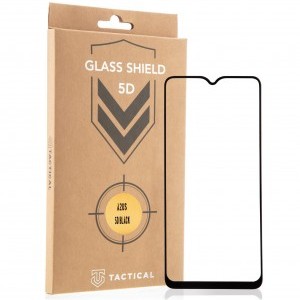 Tactical Shield 5D kijelzővédő üvegfólia Samsung Galaxy A20s fekete
