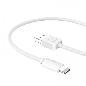 KAKU USB - Lightning kábel 2.4A 1m fehér (KSC-285)